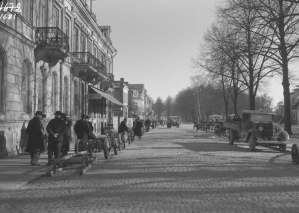 Norra Järnvägsgatan österut.